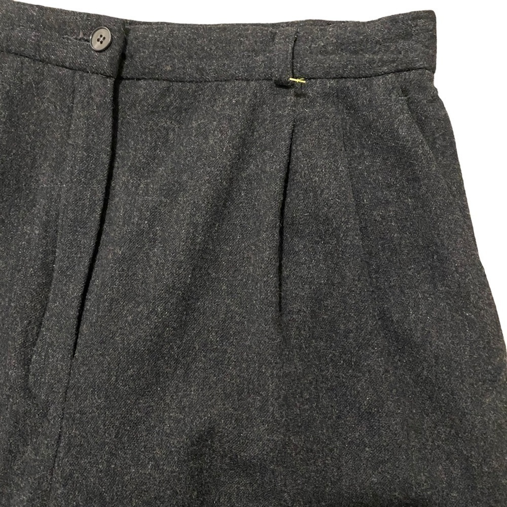 Pendleton 100% Virgin Wool Dark Gray Pleaded Dres… - image 3